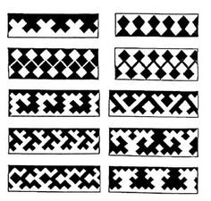 Орнаменты в полосе Ханты и манси