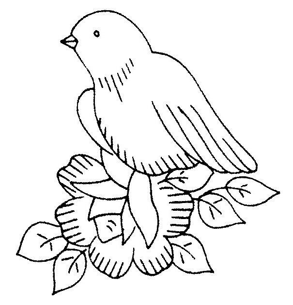 птица для вышивки