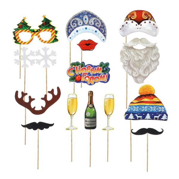 Набор фотобутафории новый год
