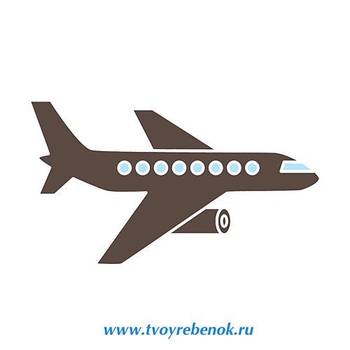 Самолет трафарет для 3d ручки