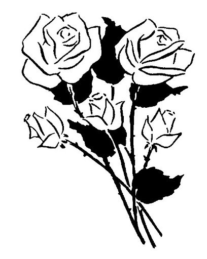 Букет для выжигания