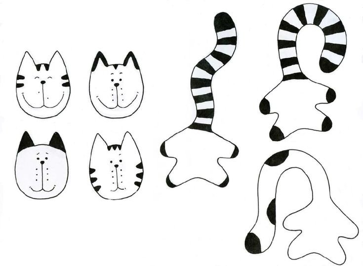 Трафареты для аппликаций из ткани