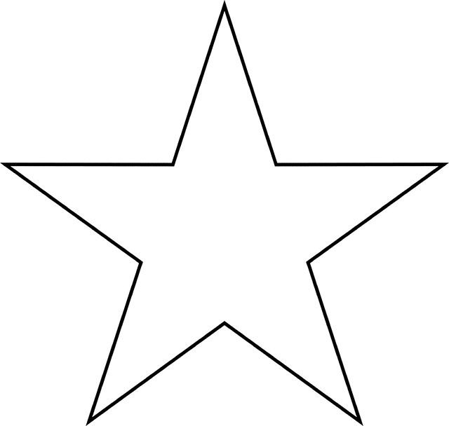 Звезда шаблон