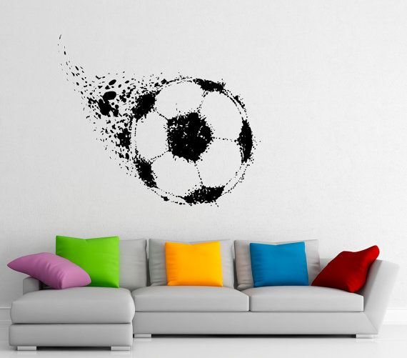 Интерьерная наклейка футбол