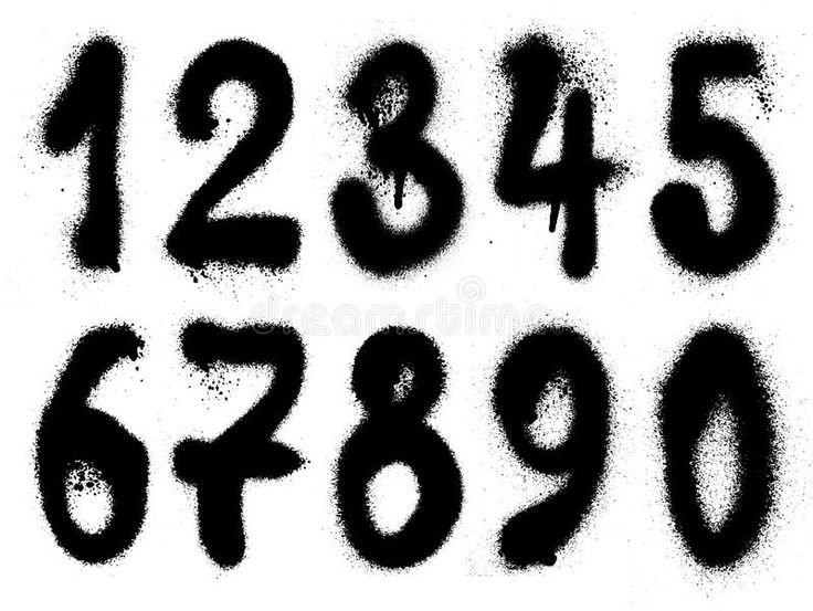 Граффити цифры