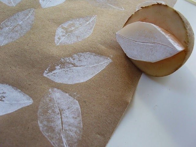 Штампы из картошки для рисования