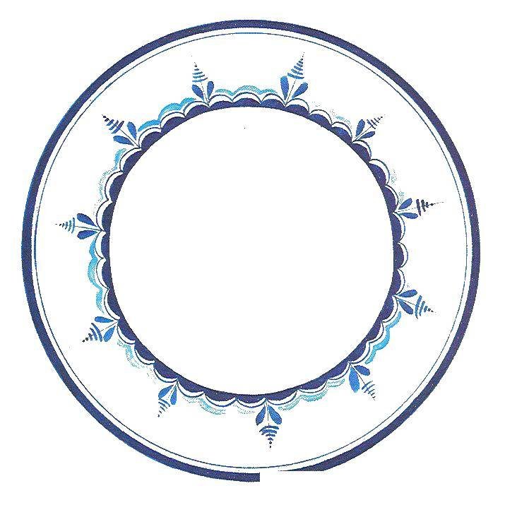 Тарелка раскраска