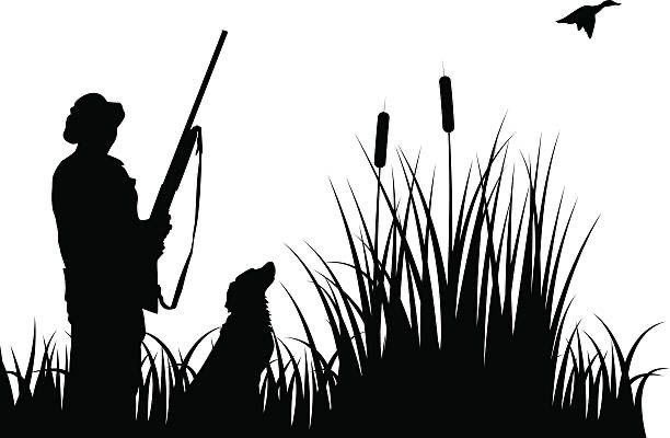 Силуэты охотников