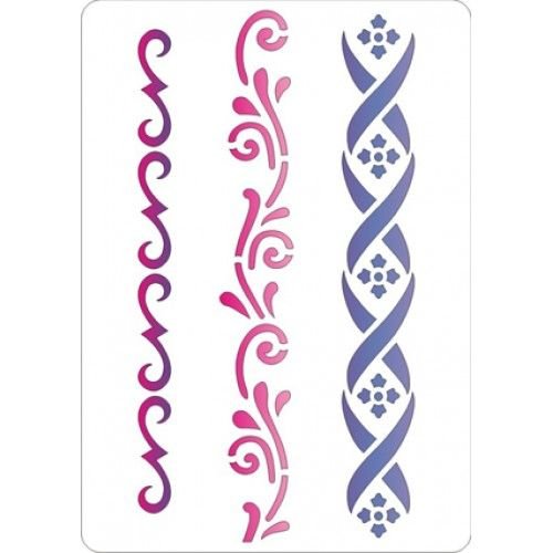 Трафареты узоры для декора