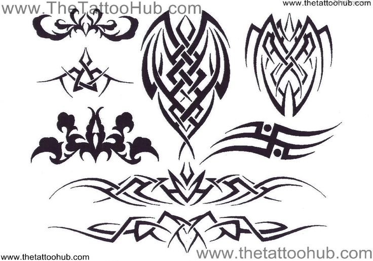 Кельтские узоры трайбл