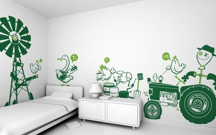 Роспись стен в детской больнице