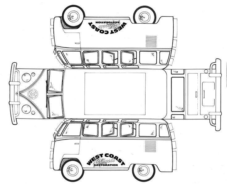 Volkswagen Transporter развертка