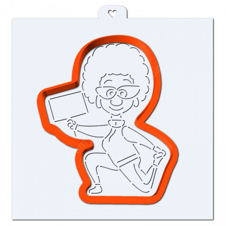 Пряник бабушка с табличкой