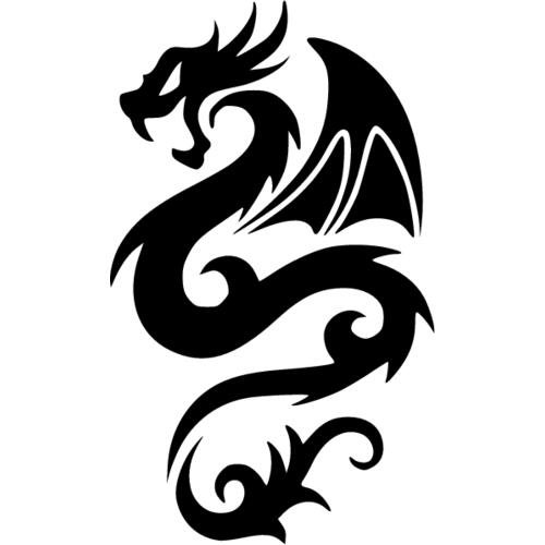 Тату дракона легкие