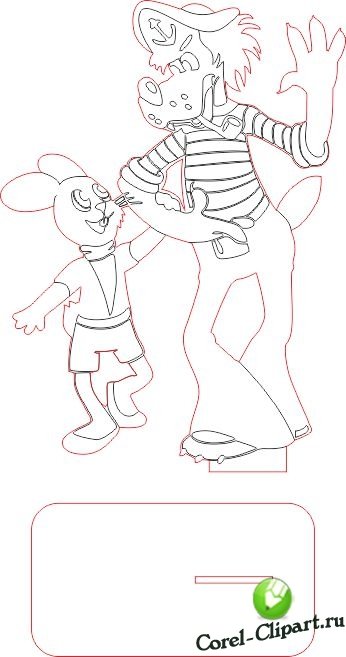 Трафареты для вырезания ну погоди