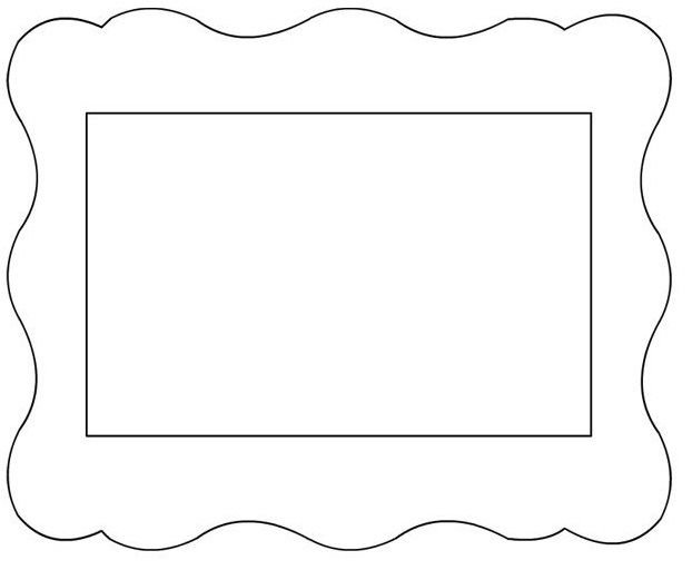 Трафареты рамок для фотографий