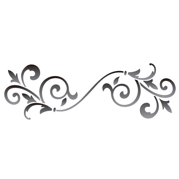 Трафареты узоров для стен