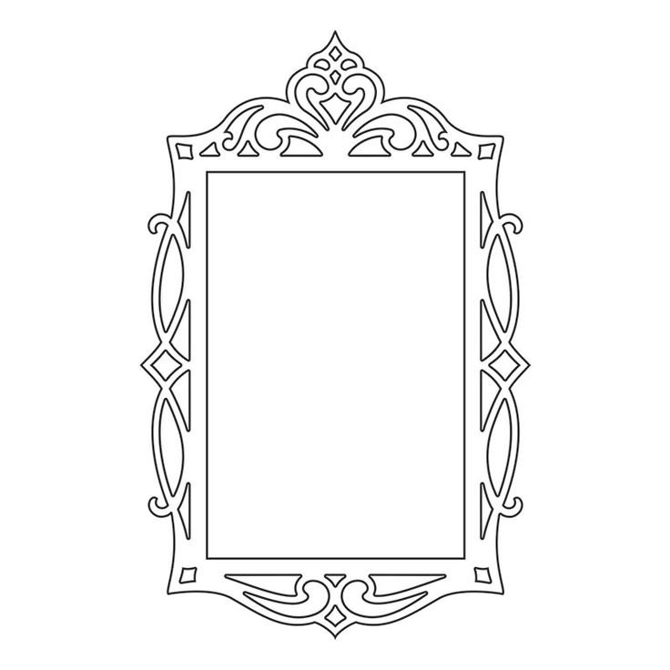Красивая рамка для зеркала
