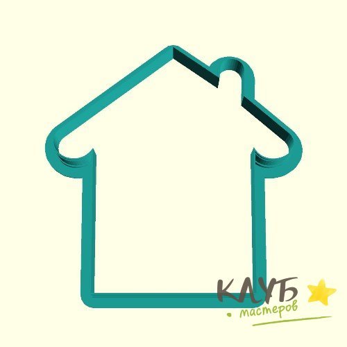 Трафареты для пряников дом