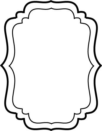 Рамка для пряника трафарет