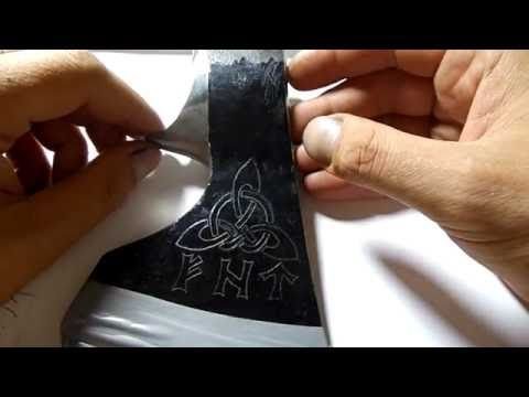 Нанесение узора на металл