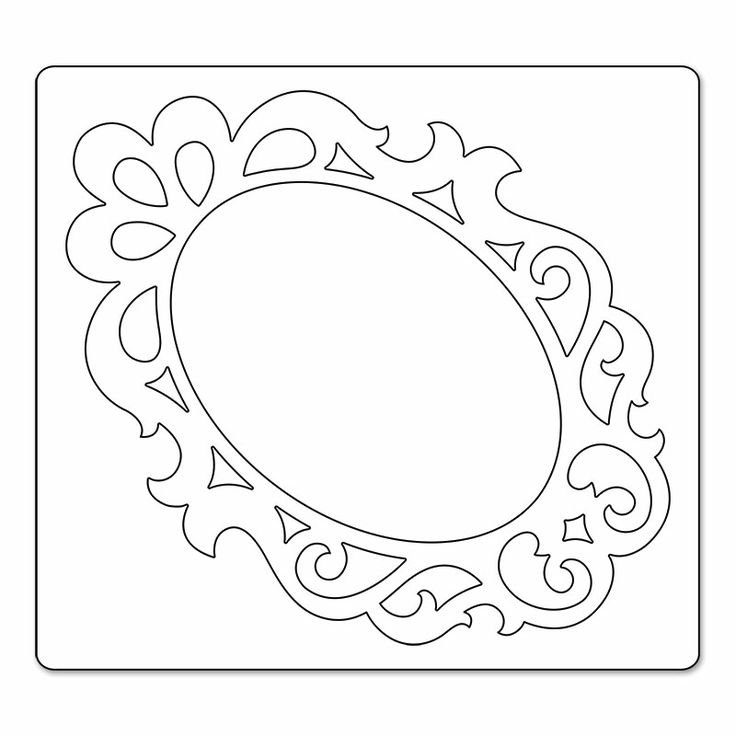 Ажурные рамочки для вырезания