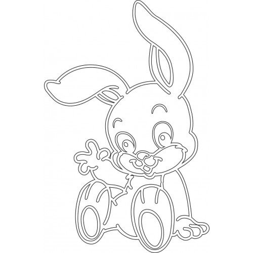 Вытынанка Зайчата