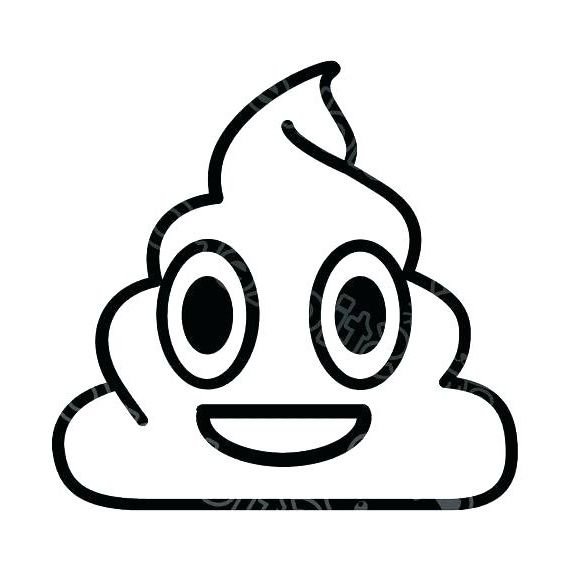 Раскраски какашки