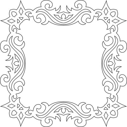 Узорная рамка