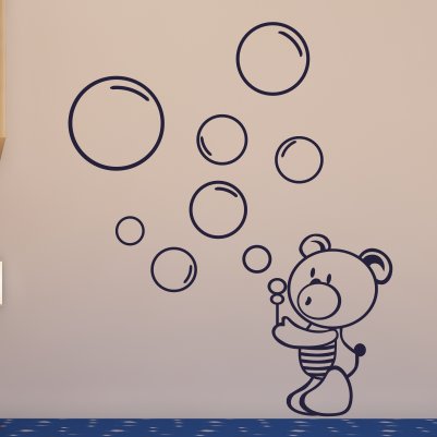 Рисование мыльными пузырями в младшей группе