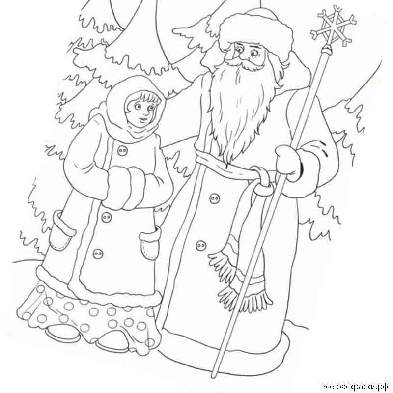 Морозко карандашом