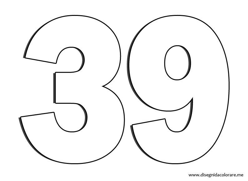 Трафарет для торта цифра 3