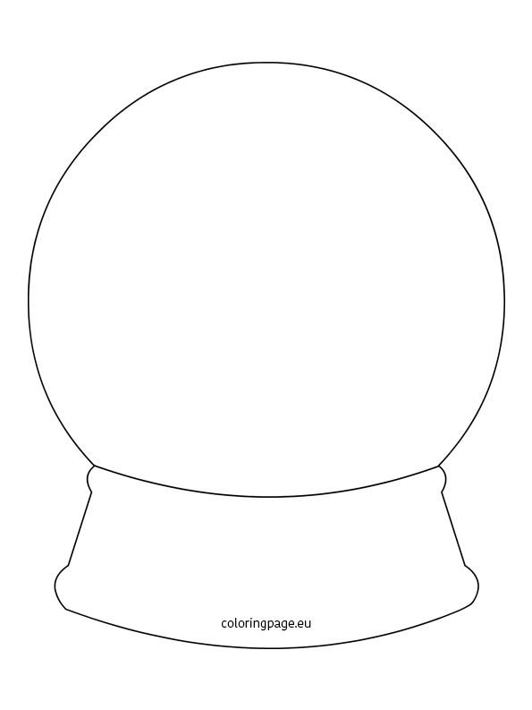 Новогодние шары трафарет