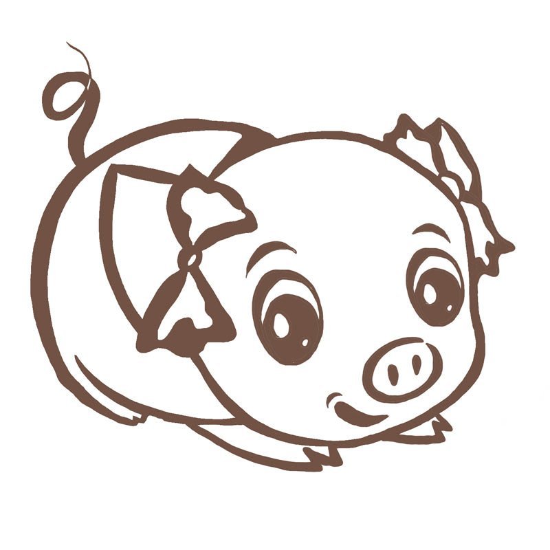 Трафарет хрюшки