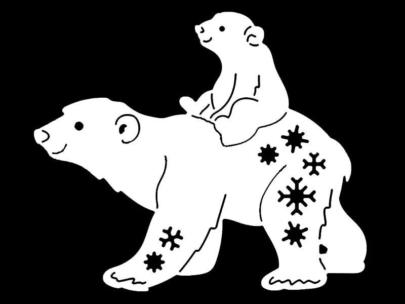 медведь и кошка