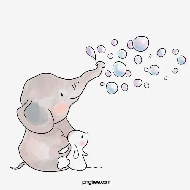 Слоник рисунок