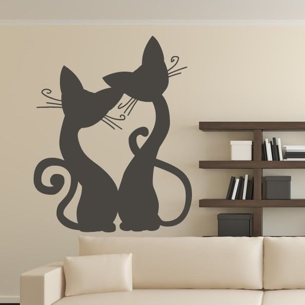 Трафареты наклеек на стену