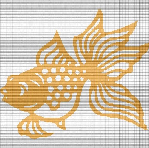 Трафарет "рыбки"