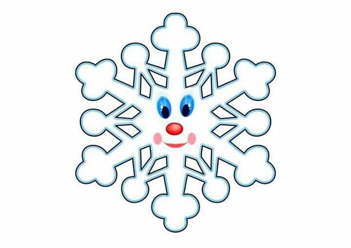 Снежинка рисунок для детей
