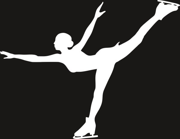 Силуэт фигуристки