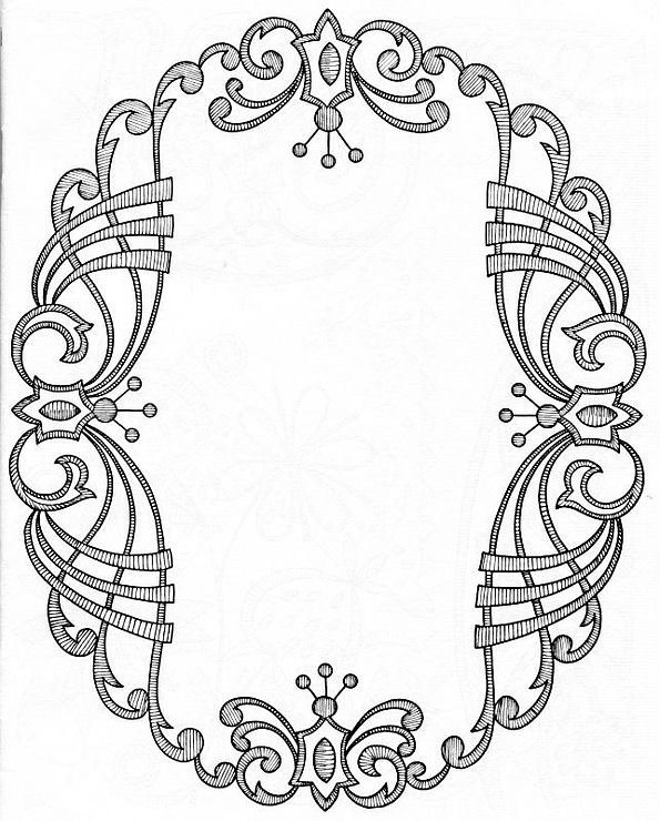 Контурный орнамент