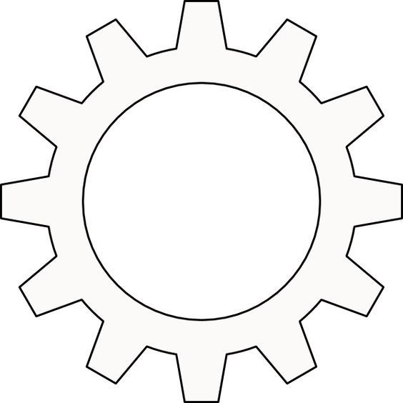 Шестеренка контур