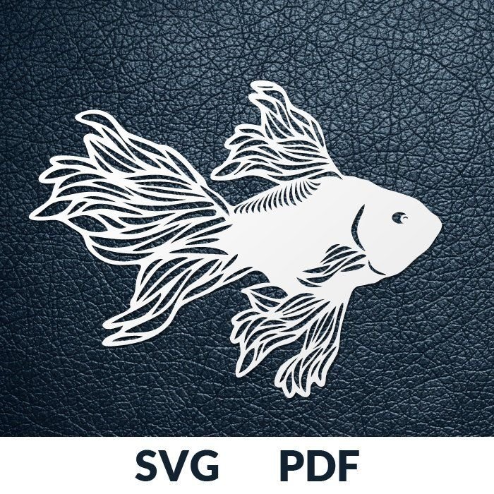 Трафарет рыбы