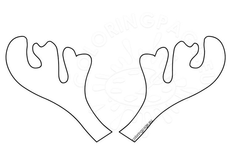 Рога оленя для вырезания