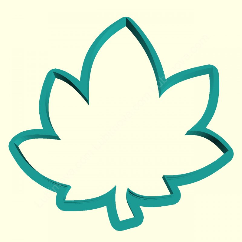 Трафарет для цветов из пряника