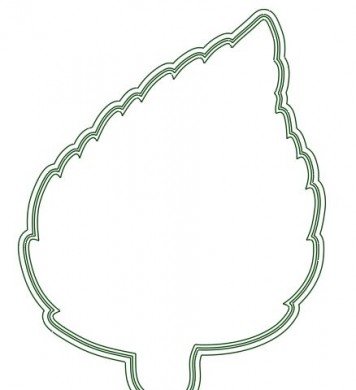 Формочка для печенья листики