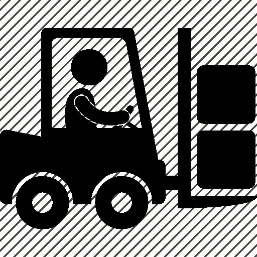 Вилочный погрузчик значок