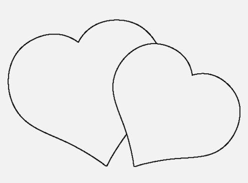 Сердце шаблон