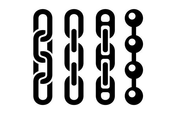 Цепочка трафарет