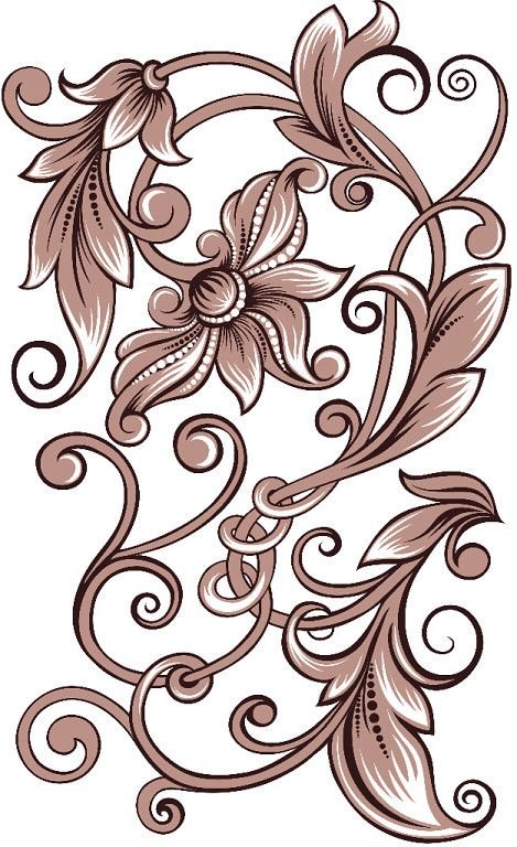 Растительный узор